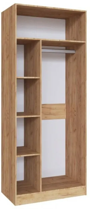 Модульная прихожая "Руэлла", набор 1 - Крафт золотой/Белый