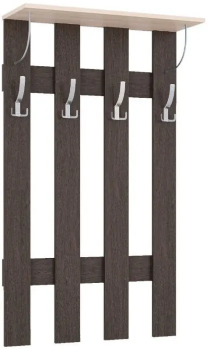 Модульная Прихожая Ямайка, композиция 1, венге/дуб молочный