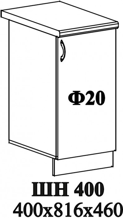 Ф-20 Катрин (ШВ 400, ШН 400, ШНТ 300, ШНУ 1000) МДФ циркон