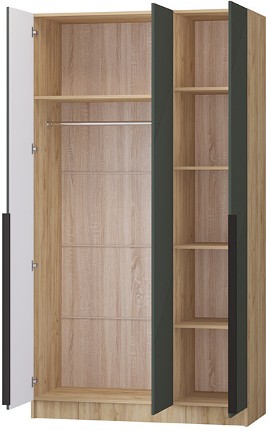 Шкаф Авис 1,2, Крафт золотой/Грин