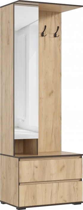 Норд Прихожая, композиция №3, Дуб крафт/Дуб крафт