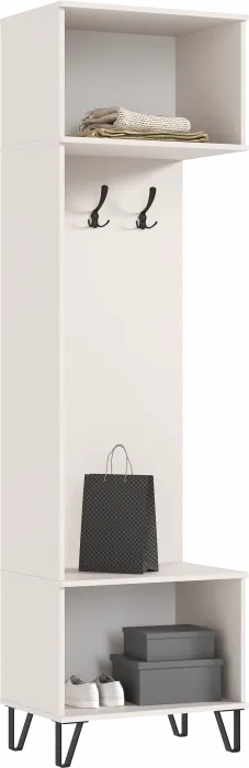 Флэш Прихожая Шкаф с вешалками (Кашемир, Кашемир)