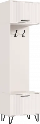 Флэш Прихожая Шкаф с вешалками (Кашемир, Кашемир)