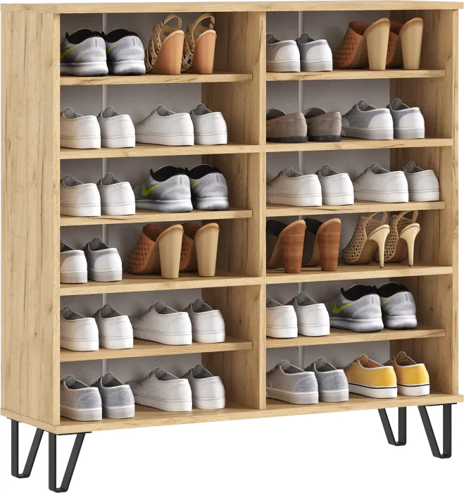 Обувница Флэш, Браш Мени Грин/Крафт