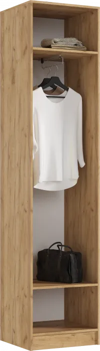 Модульная прихожая Роджинамиф, композиция 1, Дуб крафт/Изумрудный