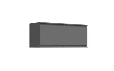 Челси Полка навесная (Антресоль малая) (Графит, Графит)