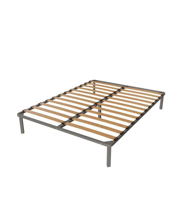 Октавия Кровать интерьерная 160 светло-серый ромб, ортопед