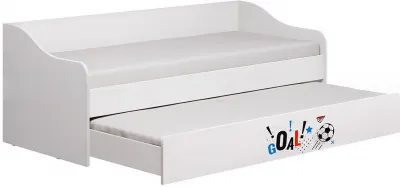 Вега NEW Boy Кровать выдвижная (Белый / Белый глянец)