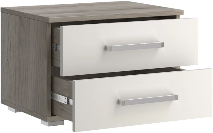 Модульная спальня Фиеста NEW, Крафт серый/Кашемир