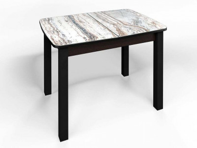 Стол СМ-2 Флорида ноги окрас квадратный венге/черный