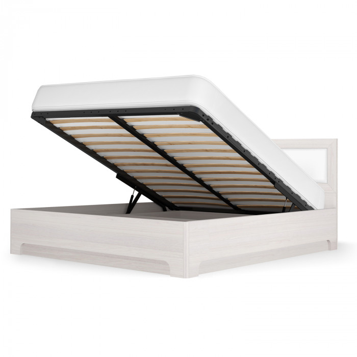 Кровать-1 с подъемным основанием 1600 экокожа Парма Нео