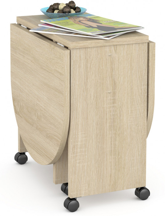 Глория 601 Стол-книжка журнальный, дуб сонома