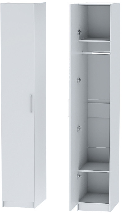 Шкаф-пенал №1 "Иннэс-7" - Белый