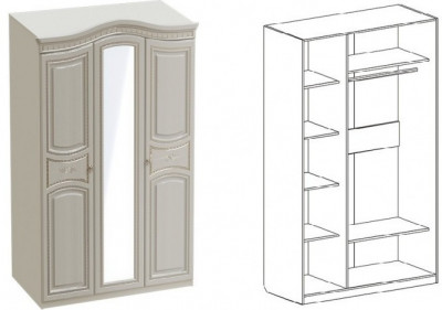Николь Шкаф 3-дверный