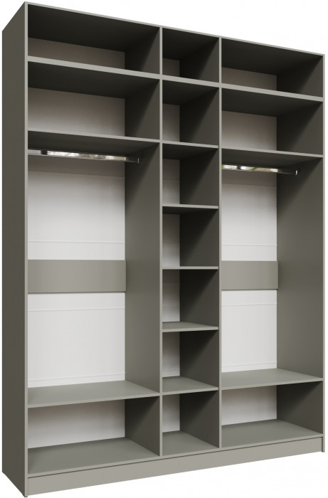 Набор мебели для прихожей "Мадрид", Мокко/Графит серый