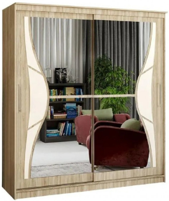 Шкаф-купе Элегант 1 1700 (Ясень шимо темный)