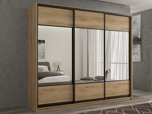 Шкаф-купе Кааппи 6 Эвок Прибрежный 240х60х230 см