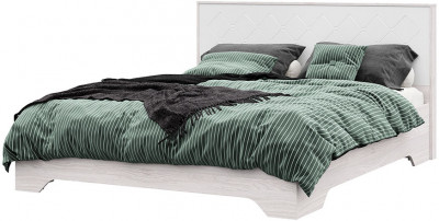 Кровать с ортопедом Сальма КР 024 (1682х970х2136) анкор/белый глянец