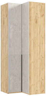 Марвэл Шкаф угловой, Дуб крафт/Мальта