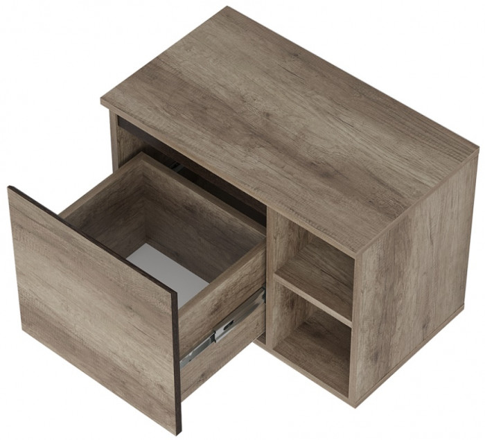 Тумба прикроватная ТБ-14 Энигма дуб каньон/венге