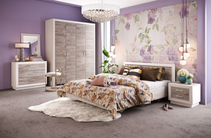 Шкаф четырехдверный 