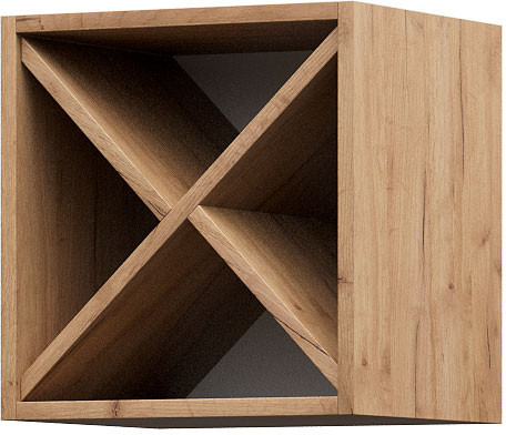 ШВБ 350 корпус шкаф верхний (0,35х0,358х0,298) б/ст дуб крафт золото