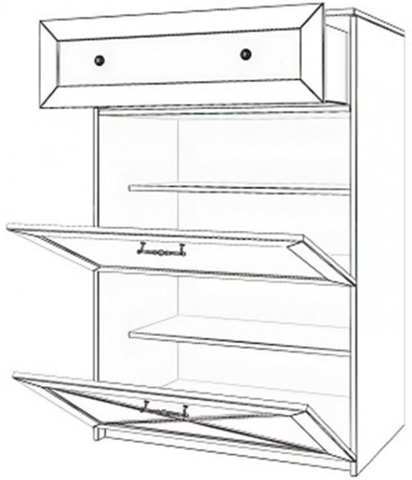 Прихожая Бэль 1 Слоновая кость