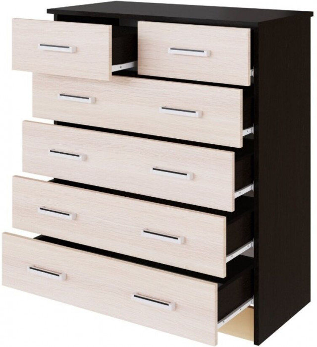 Комод Катрин-5 венге/дуб молочный