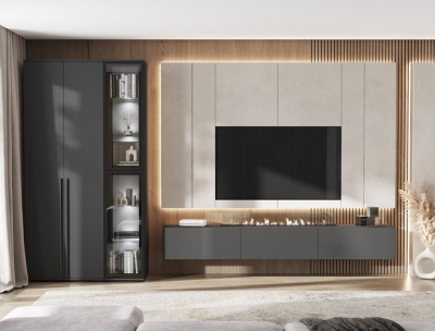 Норд Гостиная, Графит/Графит