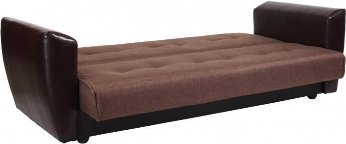 Диван книжка Амстердам 120 рогожка микс, пружинный блок Боннель