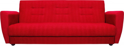 Диван Лира 140 красный ППУ