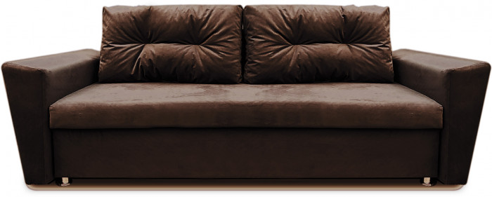 Диван-кровать Амстердам L, еврокнижка, 145х190, коричневый