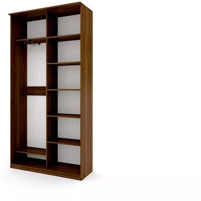 Шкаф купе Модерн 1190х450 2-х дверный 2-х секционный глухой венге/ясень