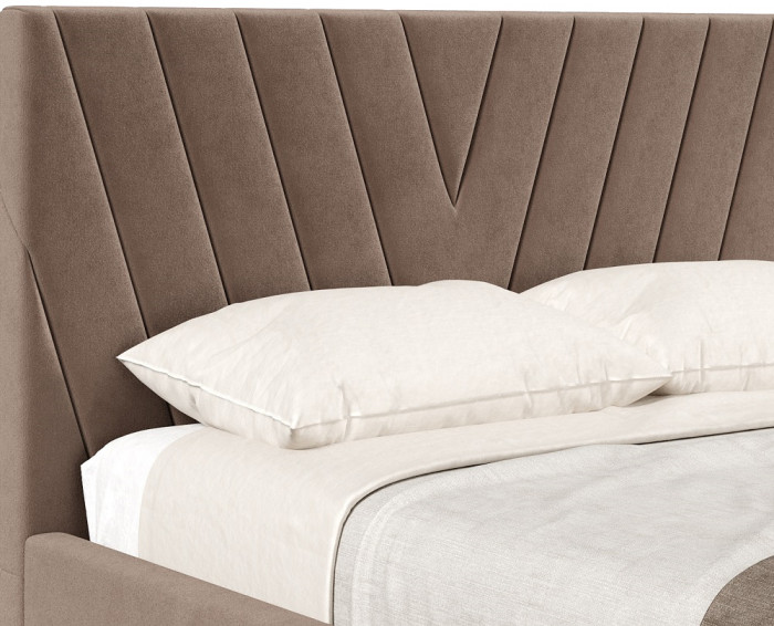 Кровать с подъёмным механизмом 1800 Палермо, какао 019