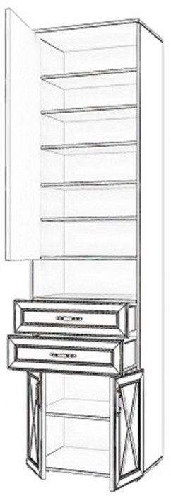 Прихожая Бэль 3 Слоновая кость