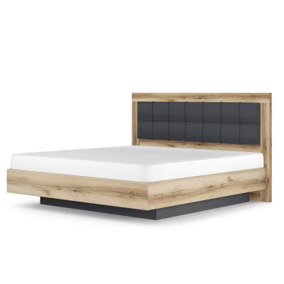 Кровать-5 с подъемным основанием 1600 экокожа Вега Скандинавия