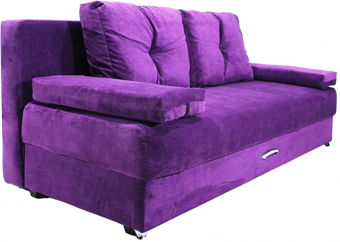 СПБ Диван-еврокнижка Амстердам мини люкс фиолетовый