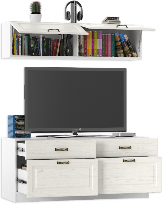 Ливерпуль Набор мебели 5, ясень ваниль/белый