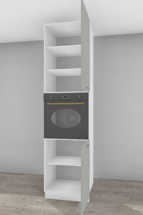 Ф-292 Катрин (ШПД 920х600) МДФ софт вайт