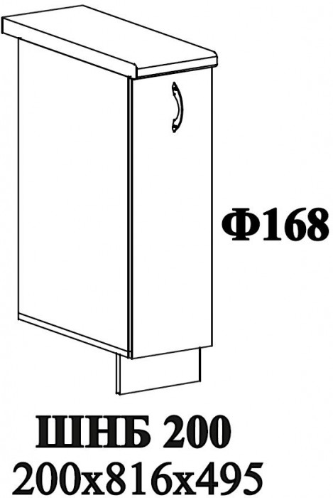 Ф-168 Альфа (ШН 200) МДФ холст вулкан