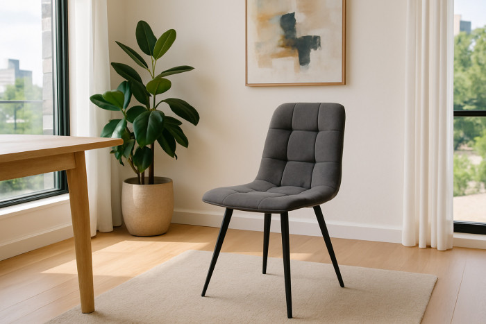 Стул Агат (2 шт), Графит Софт