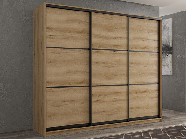 Шкаф-купе Кааппи 4 Эвок Прибрежный 240х45х230 см