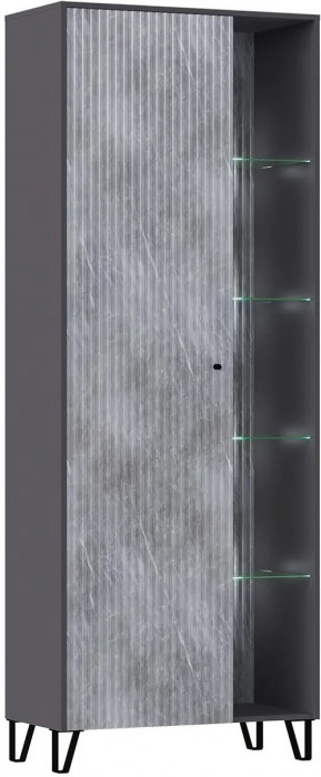 Оливия Шкаф (Глиняный серый, Шарли мокко)