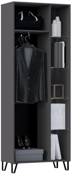 Оливия Шкаф (Глиняный серый, Шарли мокко)