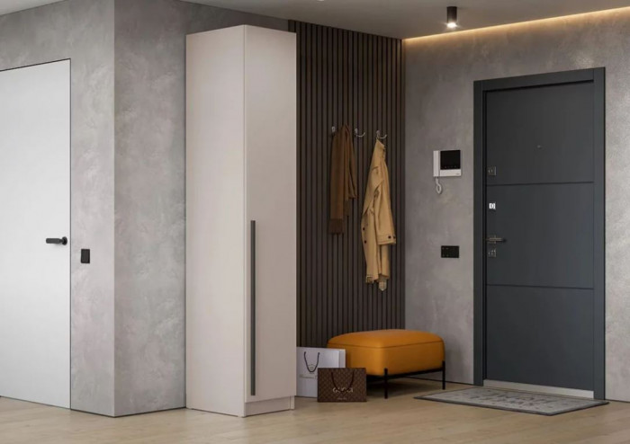 шкаф распашной Берген ШК-400 кашемир/кашемир