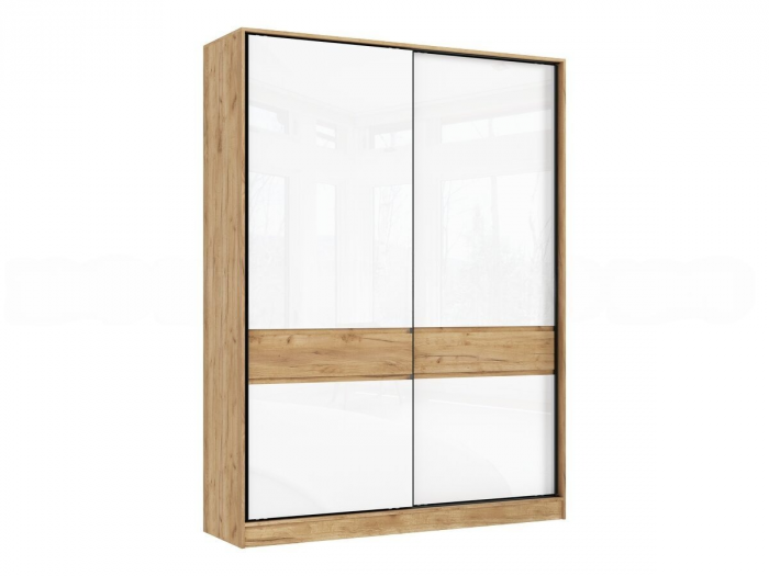 Спальня Роджина дуб крафт/белый глянец