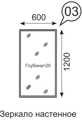 Зеркало Sofia 03