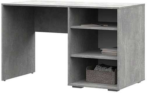 Денвер СТ-01 Стол Письменный (1200 х735х604) ателье светлый/белый