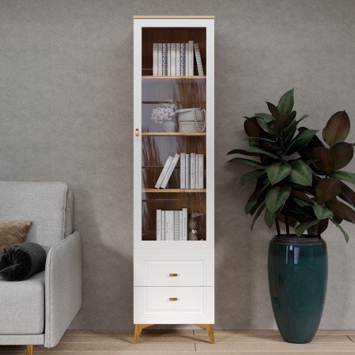 Шкаф-витрина Вега Сапфир