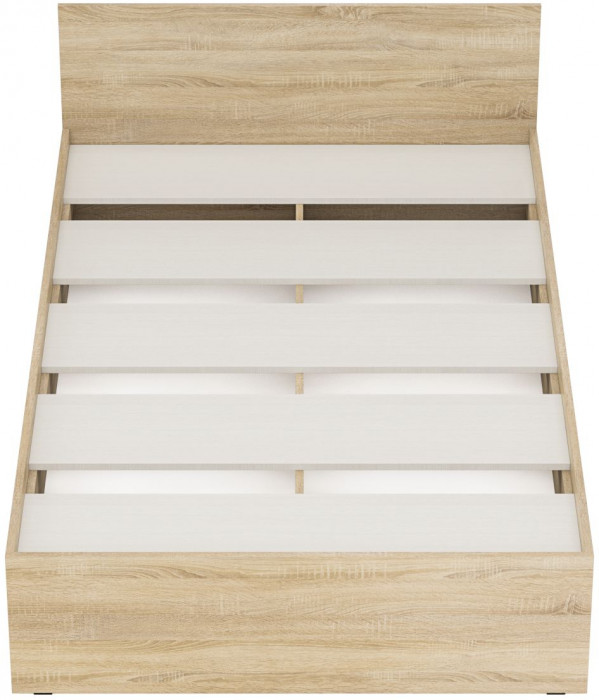 Стандарт Кровать 1200, дуб сонома